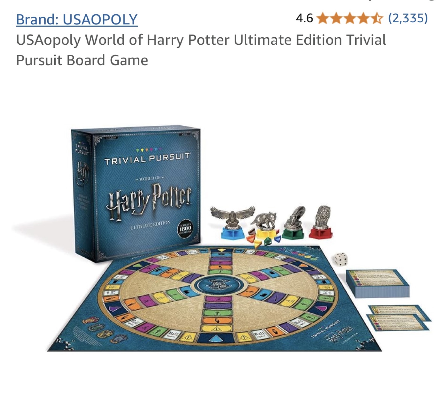 New Harry Potter Ultimate Edition Trivial Pursuit Board Game - photo 2