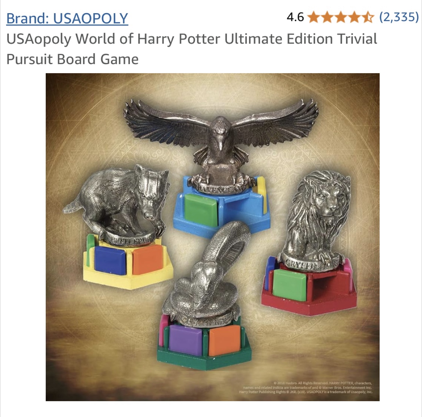 New Harry Potter Ultimate Edition Trivial Pursuit Board Game - photo 3