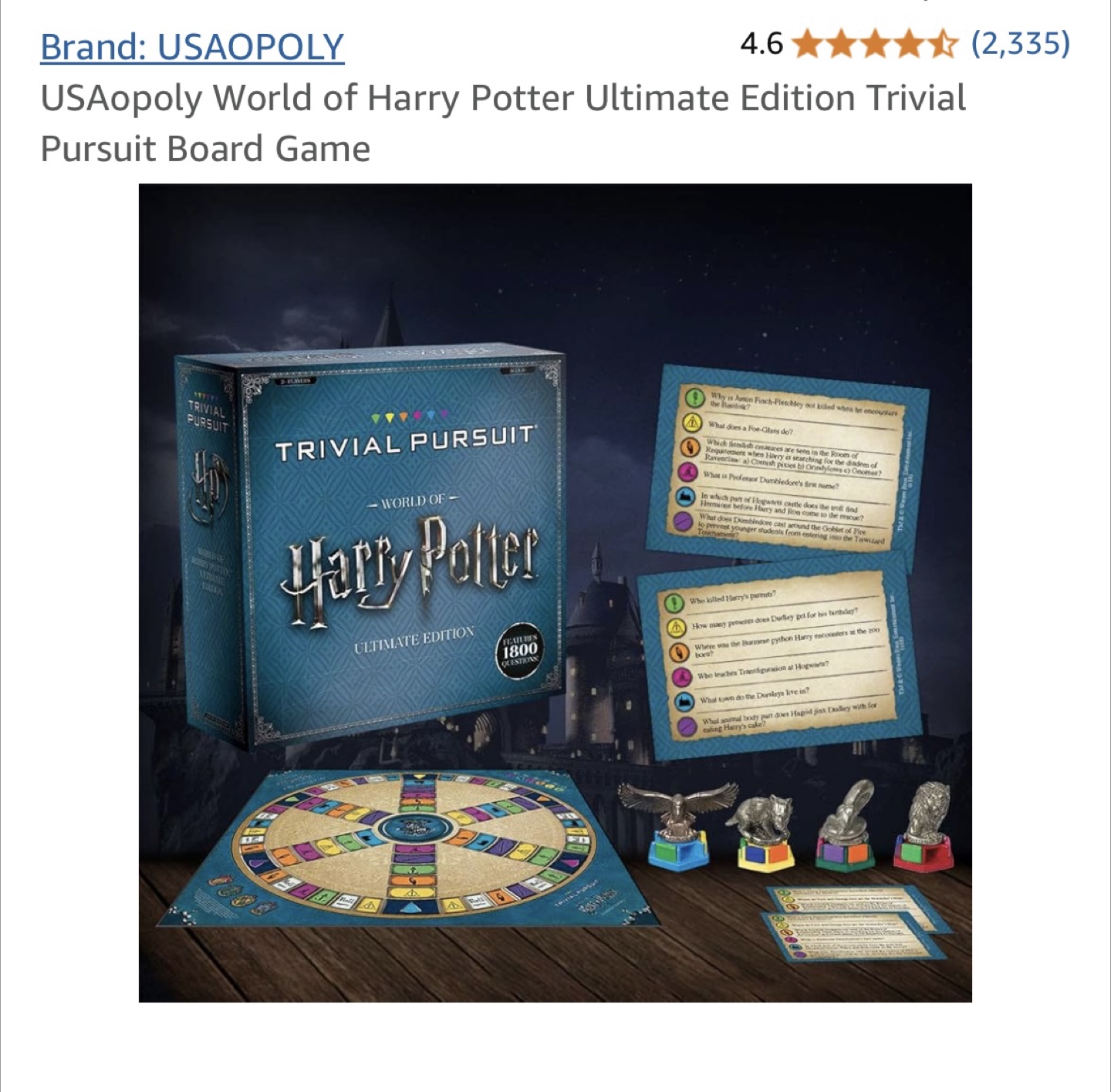New Harry Potter Ultimate Edition Trivial Pursuit Board Game - photo 4