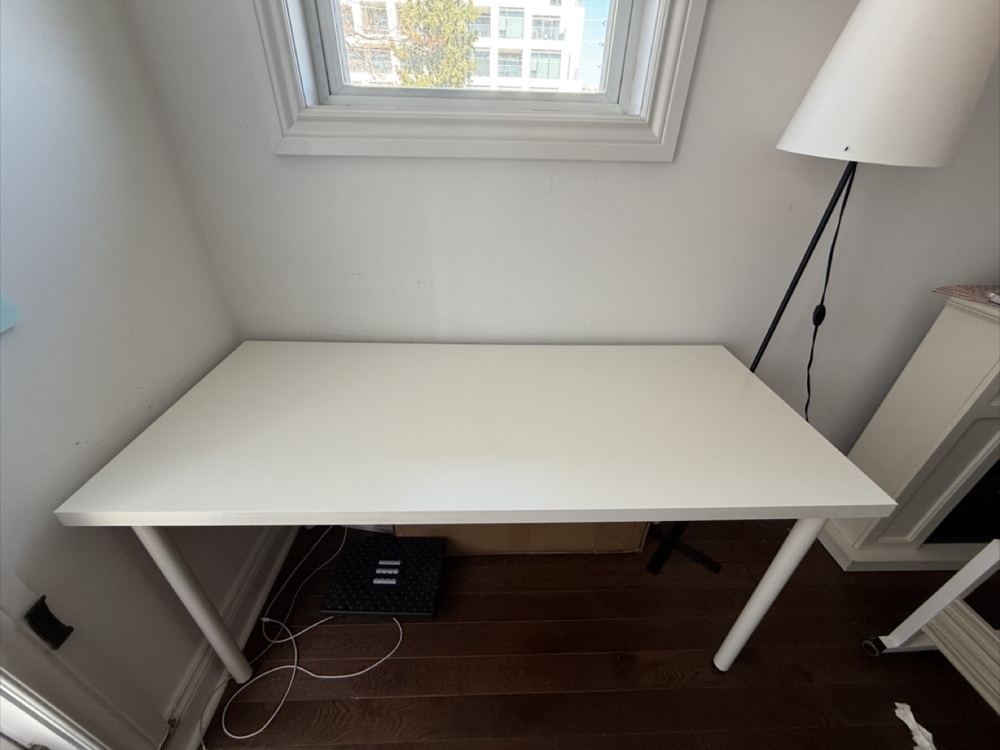 White IKEA Desk - photo 2