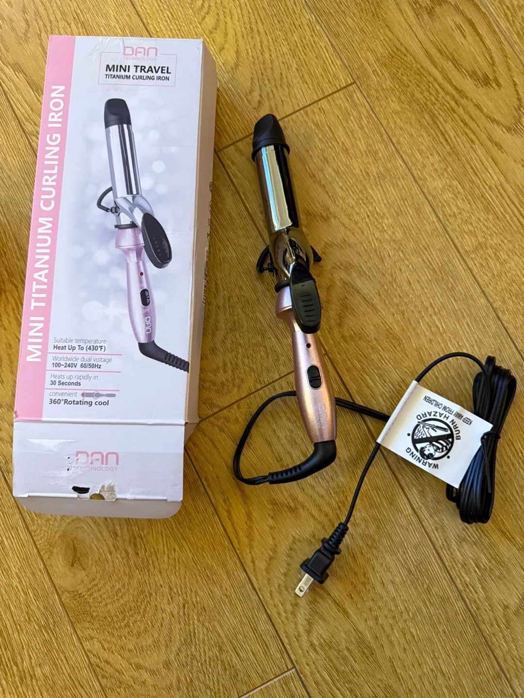 Mini Travel Titanium Curling Iron Dan technology thumbnail