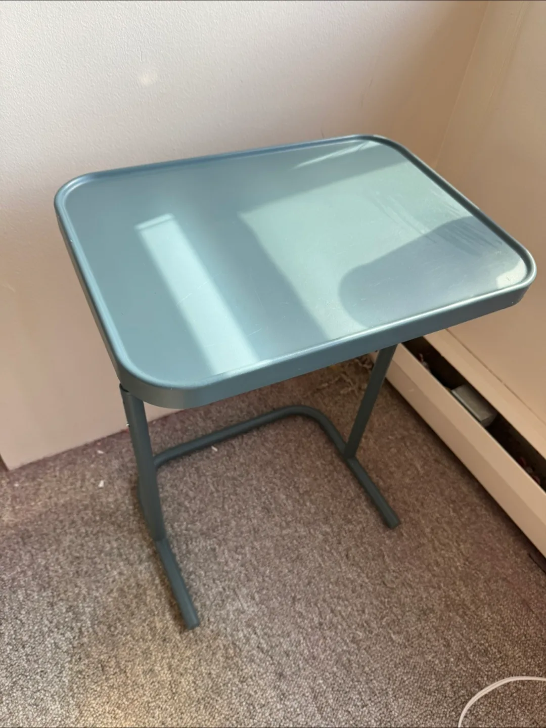 IKEA BJÖRKÅSEN Laptop Table - Blue thumbnail