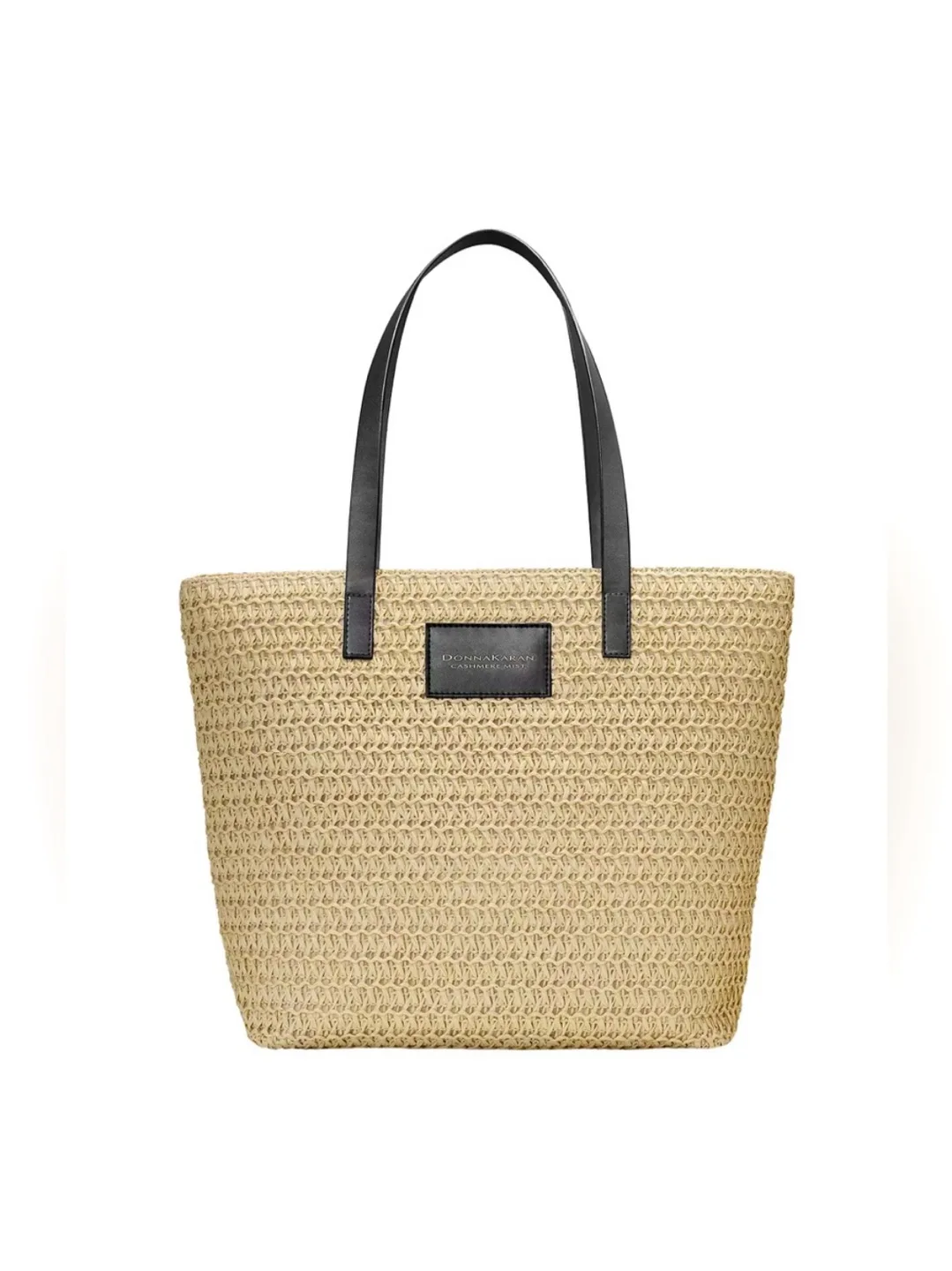Donna Karan Cashmere Mist Woven Tote Bag thumbnail