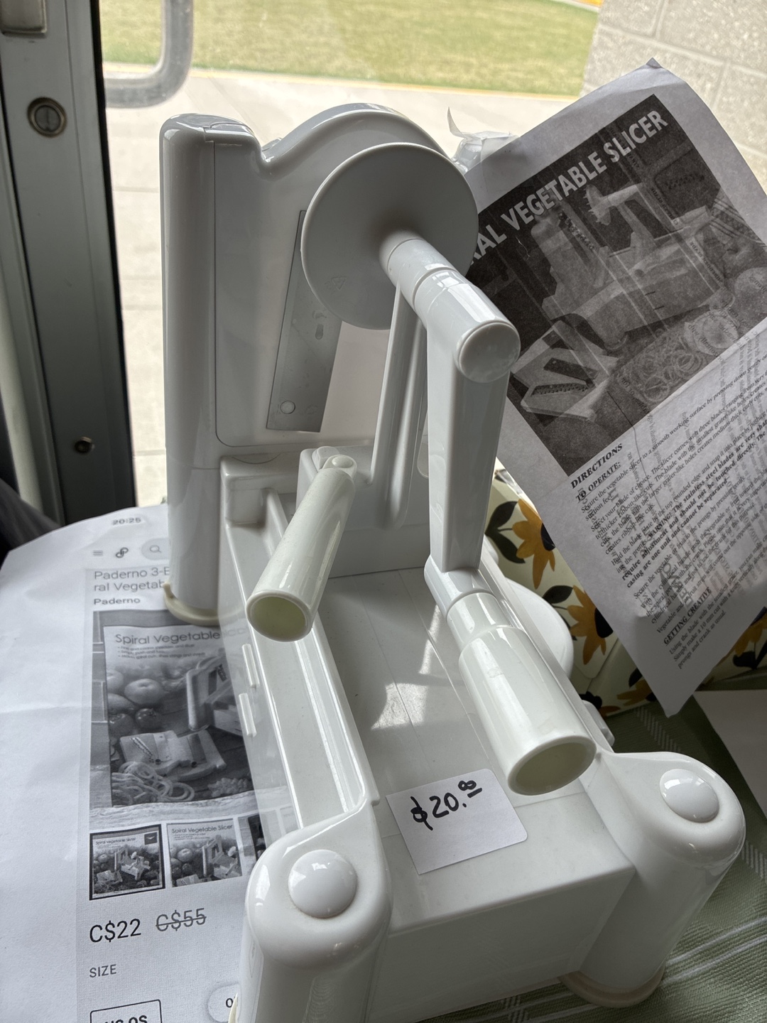 Paderno Spiral Vegetable Slicer