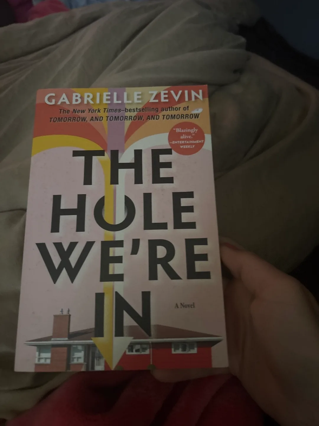 The Hole We're In by Gabrielle Zevin - Hardcover Novel🧡 thumbnail