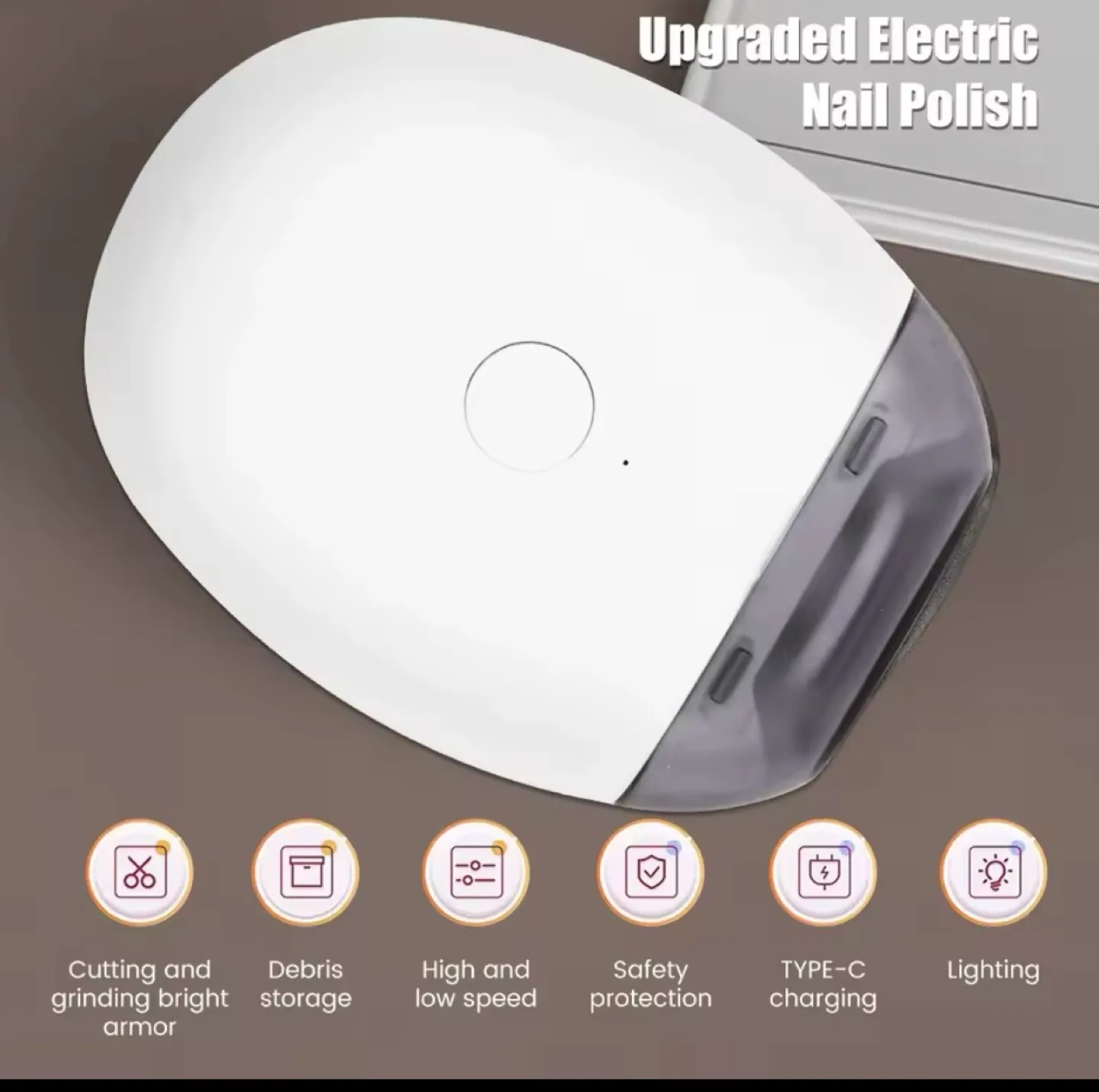 Electric Nail Grinder for Seniors and Babies image indicator(3)