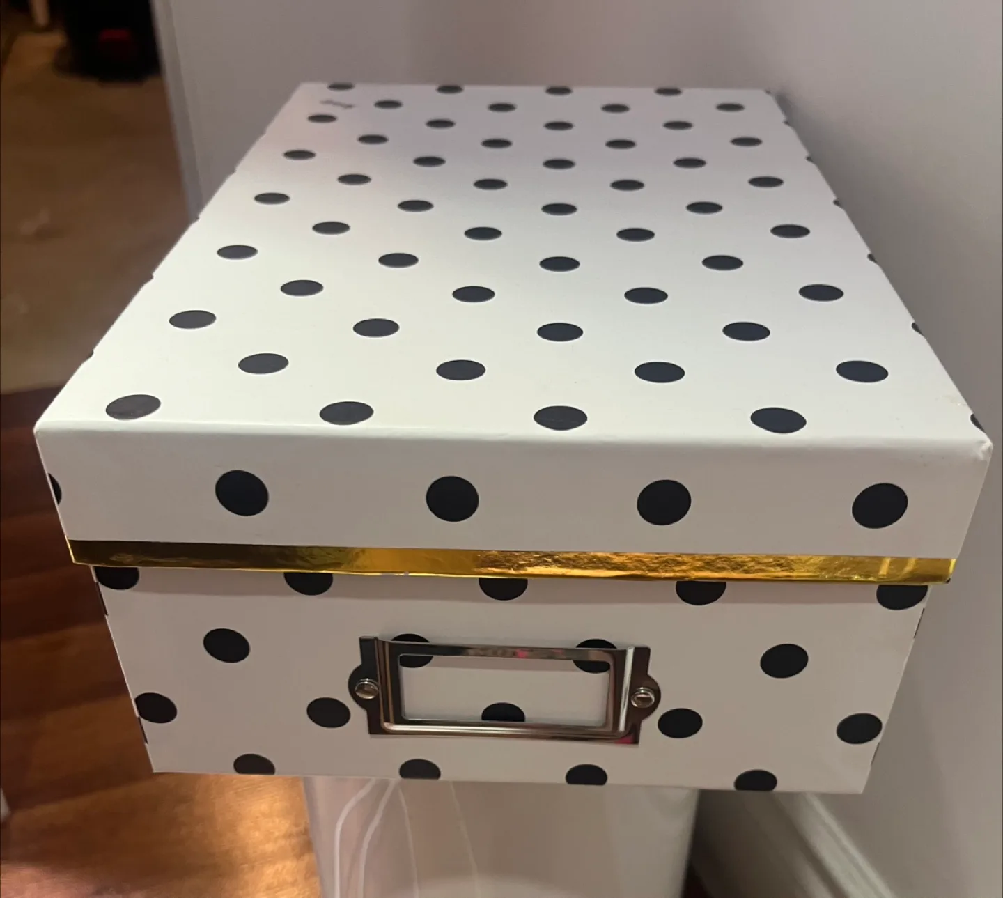 Set of Three Polka Dot Storage Boxes image indicator(2)