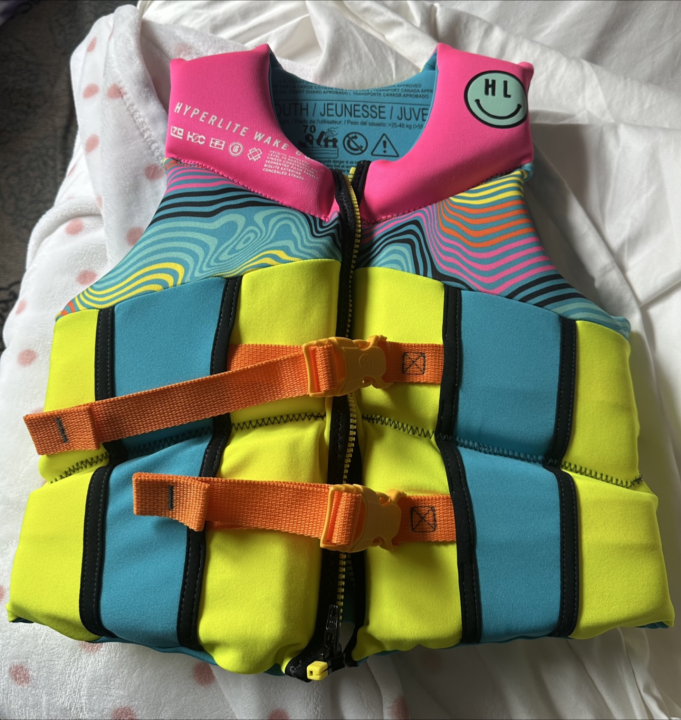Hyperlite Youth Wakeboard Life Vest Size 70