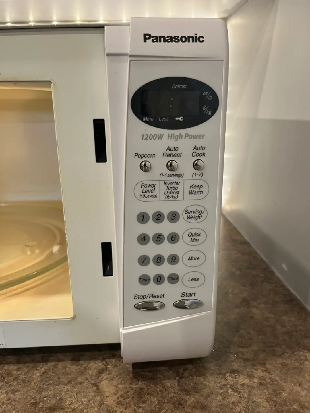 Panasonic 1200W Inverter Microwave image indicator(4)