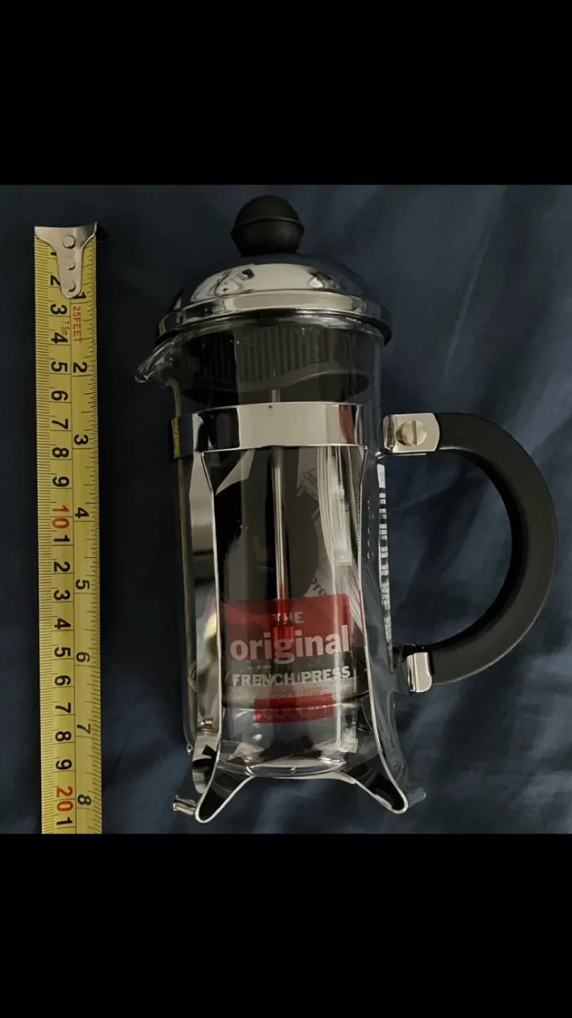 BNWT Bodum Chambord Coffee French Press Small Single Size ☕️🫖🧡 image indicator(2)