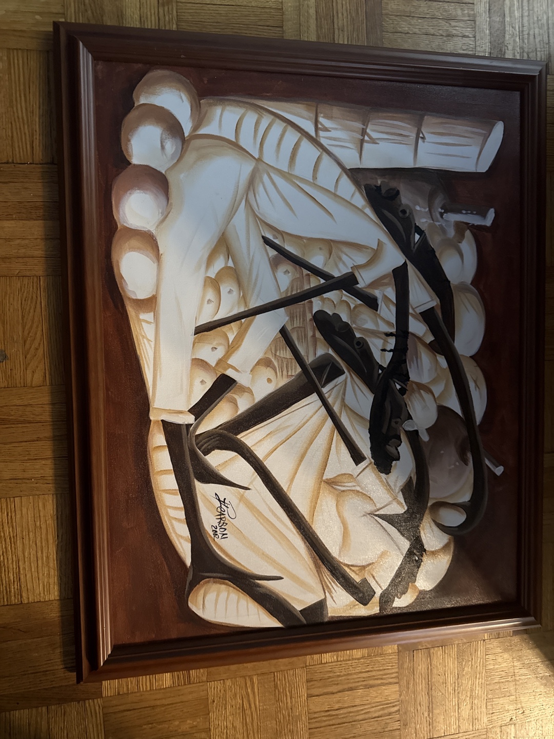 Framed Haitian Art Painting by Saint Louis - photo 2