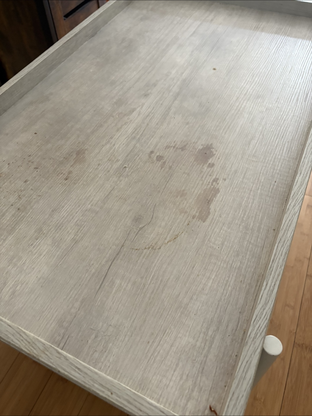 Two-Tiered Coffee Table - Light Gray - photo 3
