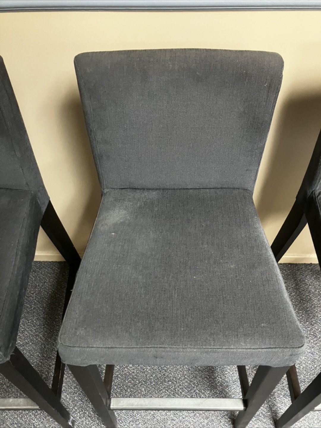 Set of Four Greyish blue Bar Stools - photo 4