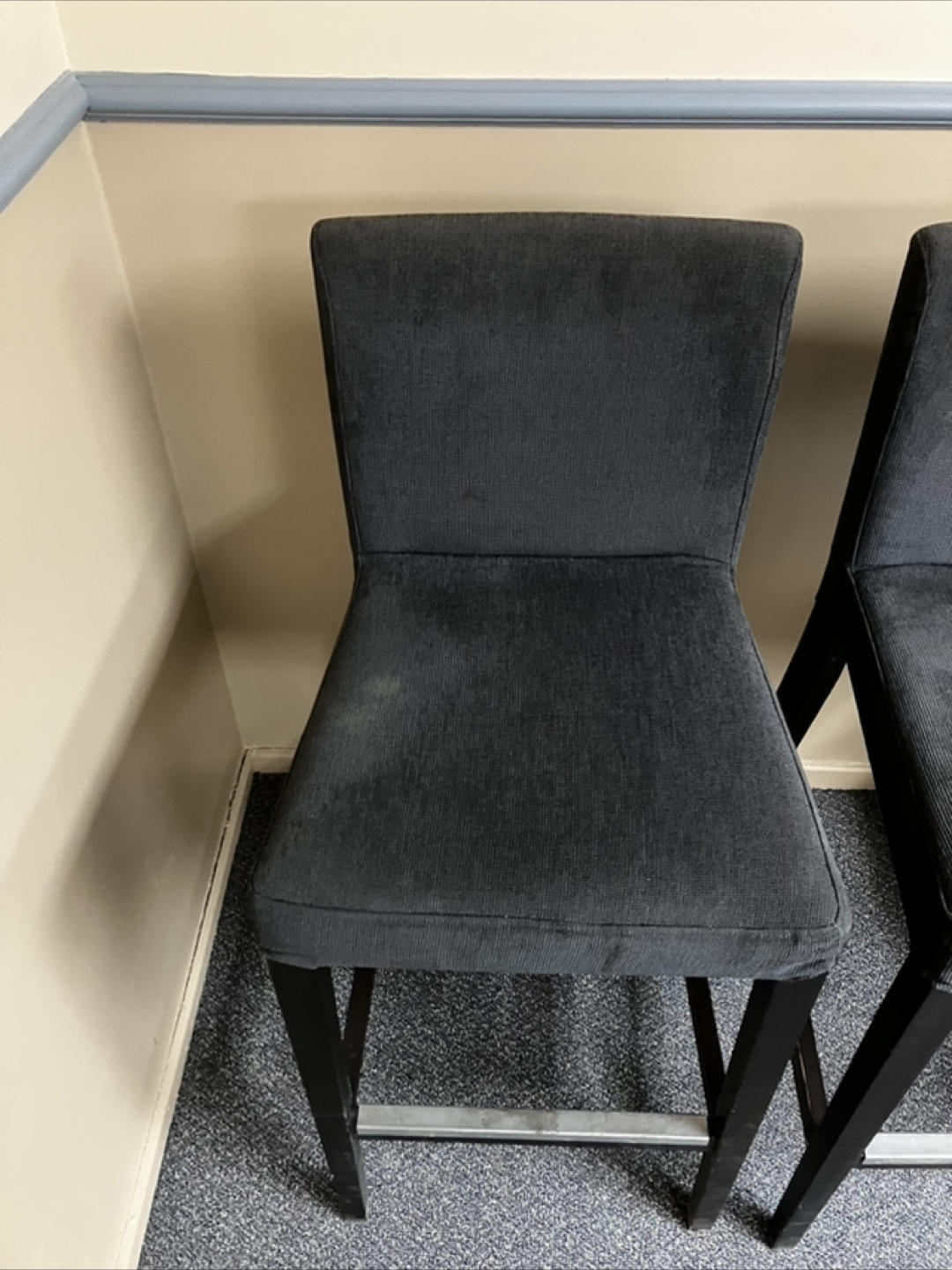 Set of Four Greyish blue Bar Stools - photo 2