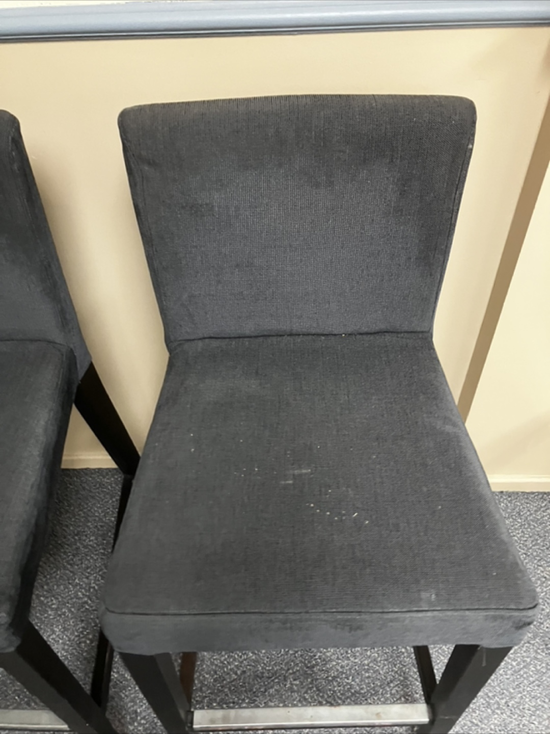 Set of Four Greyish blue Bar Stools - photo 5