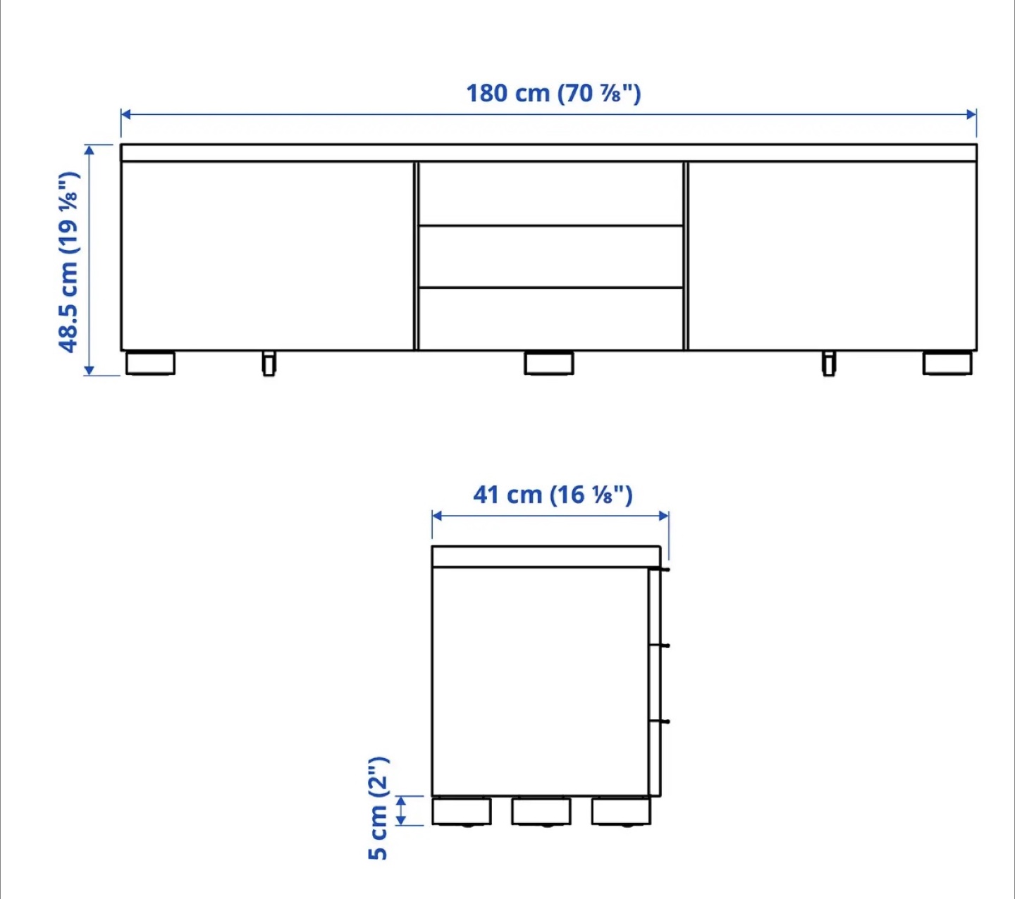 IKEA BESTA BURS TV Stand - photo 4