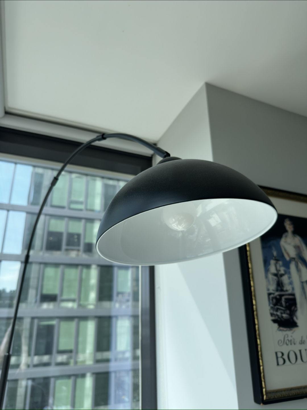Arc Floor Lamp - Modern Black - photo 2
