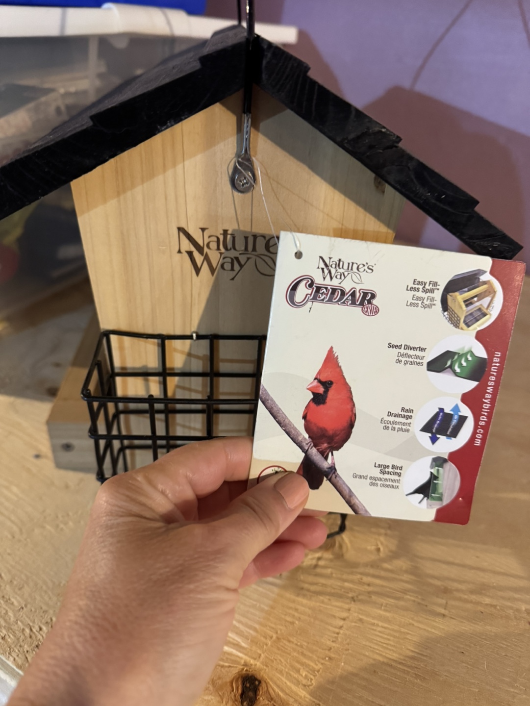 Nature's Way Cedar Bird Feeder - photo 2