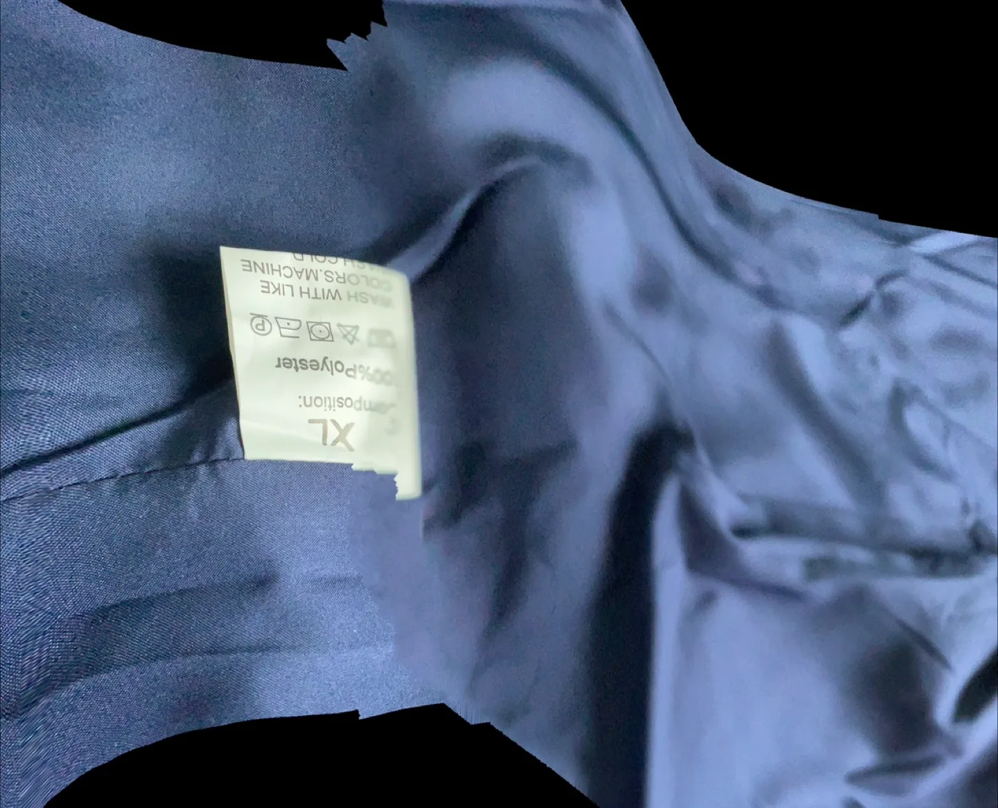 Women's Navy Pinstripe Pantsuit - Size XL image indicator(2)