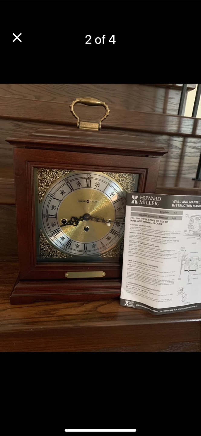Howard Miller Mantel Clock - photo 2