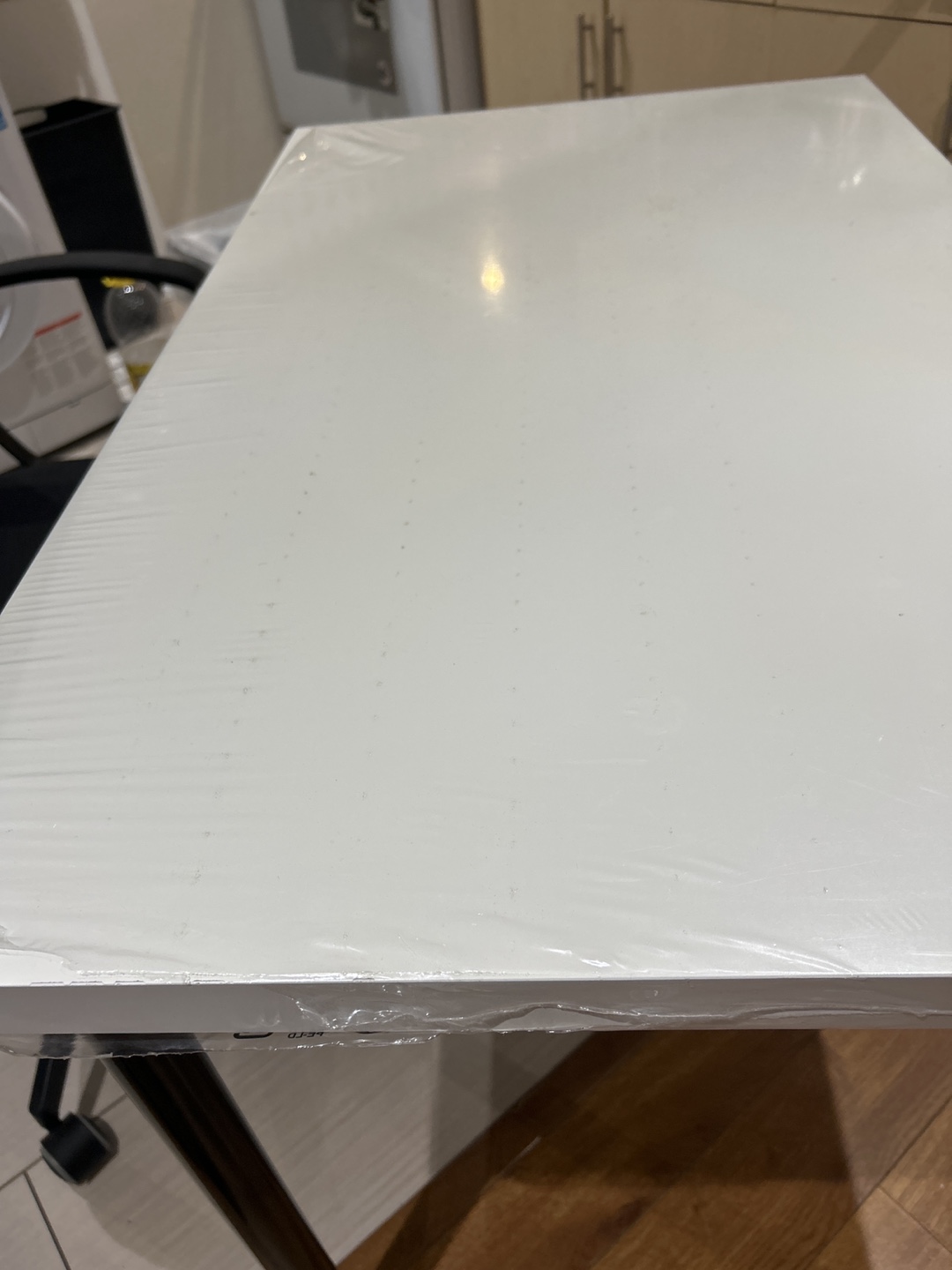 IKEA LINNMON Desk - White Tabletop, Black-Brown Legs - photo 5