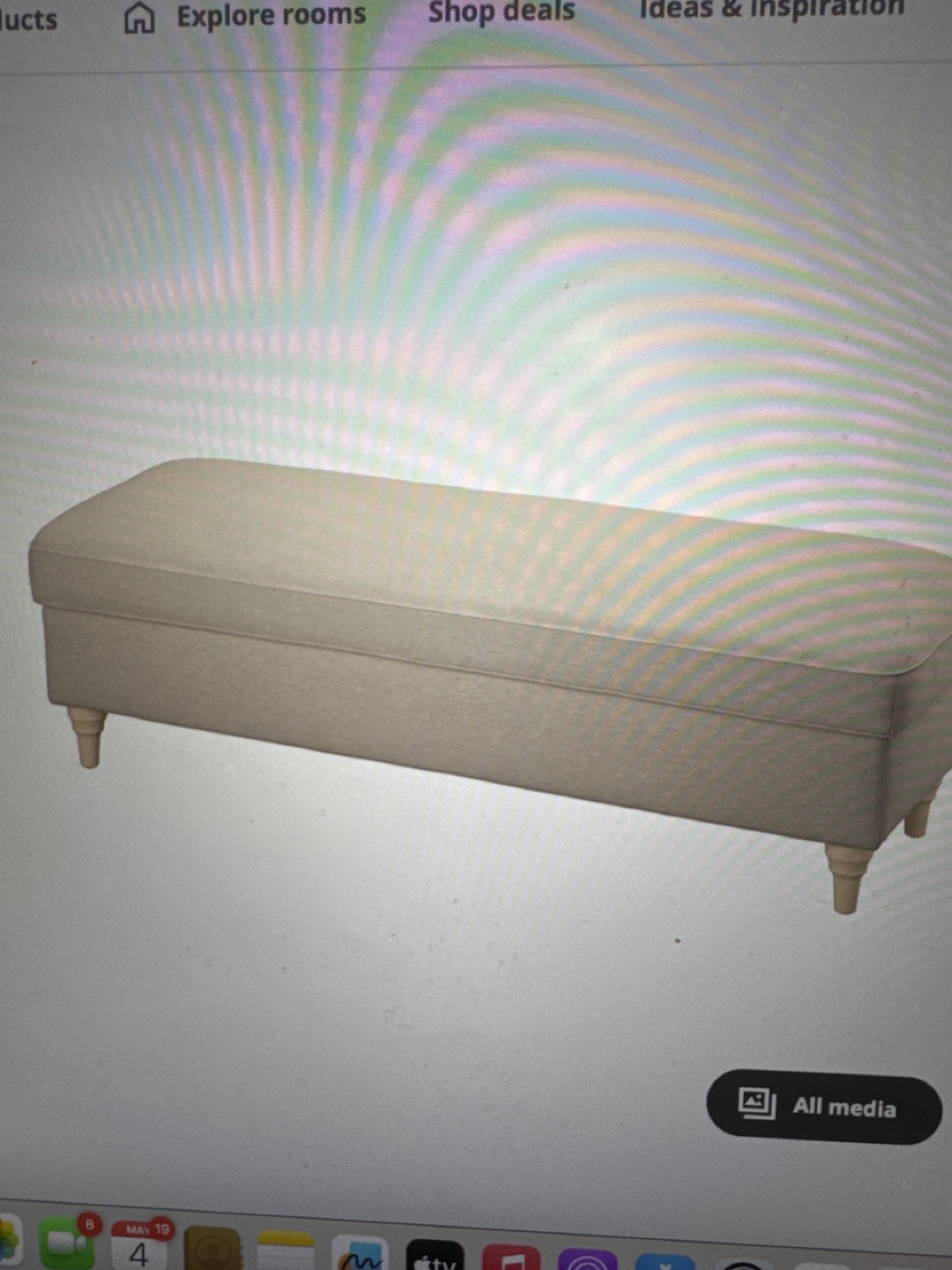 IKEA Esseboda bench with storage