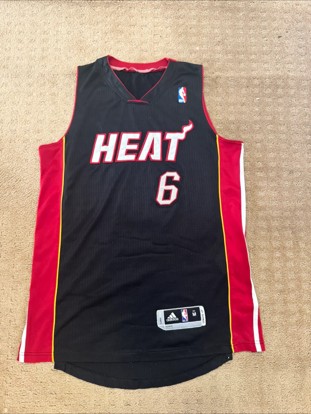 LeBron James Miami Heat Adidas Jersey Size M image indicator(2)