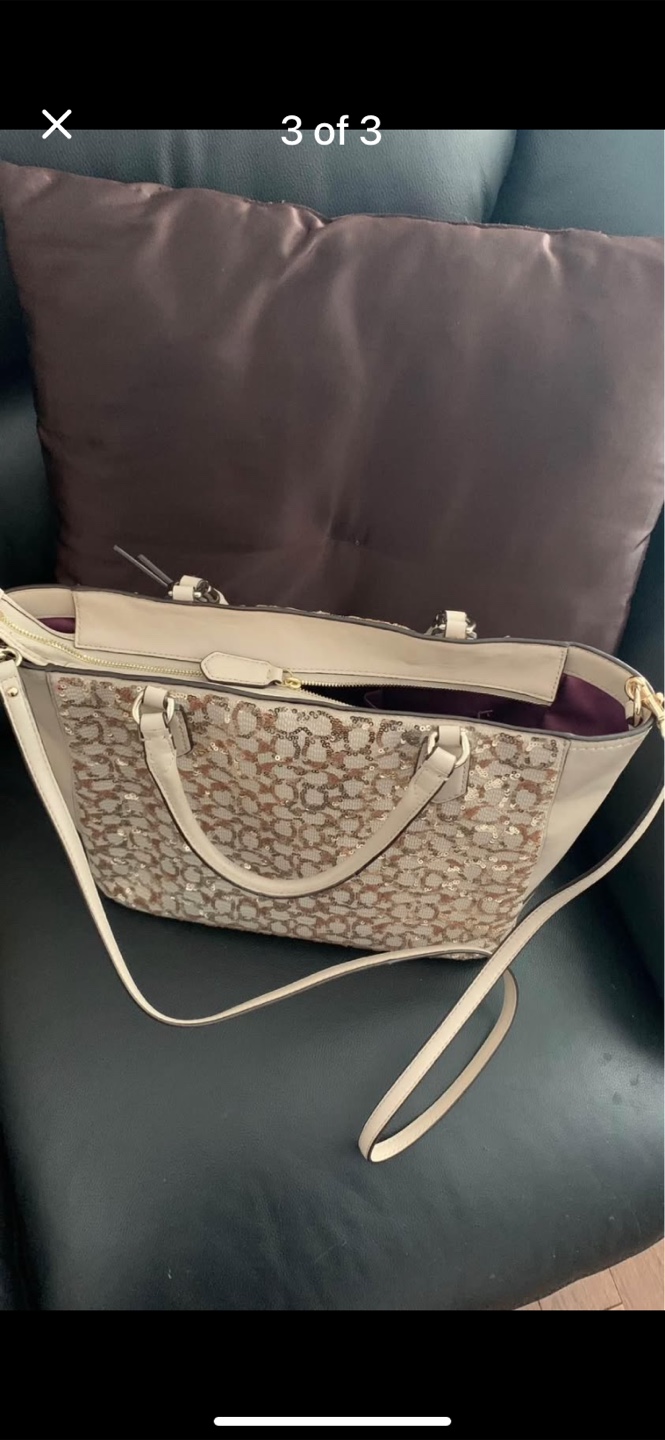 Coach sequined tote bag - photo 3