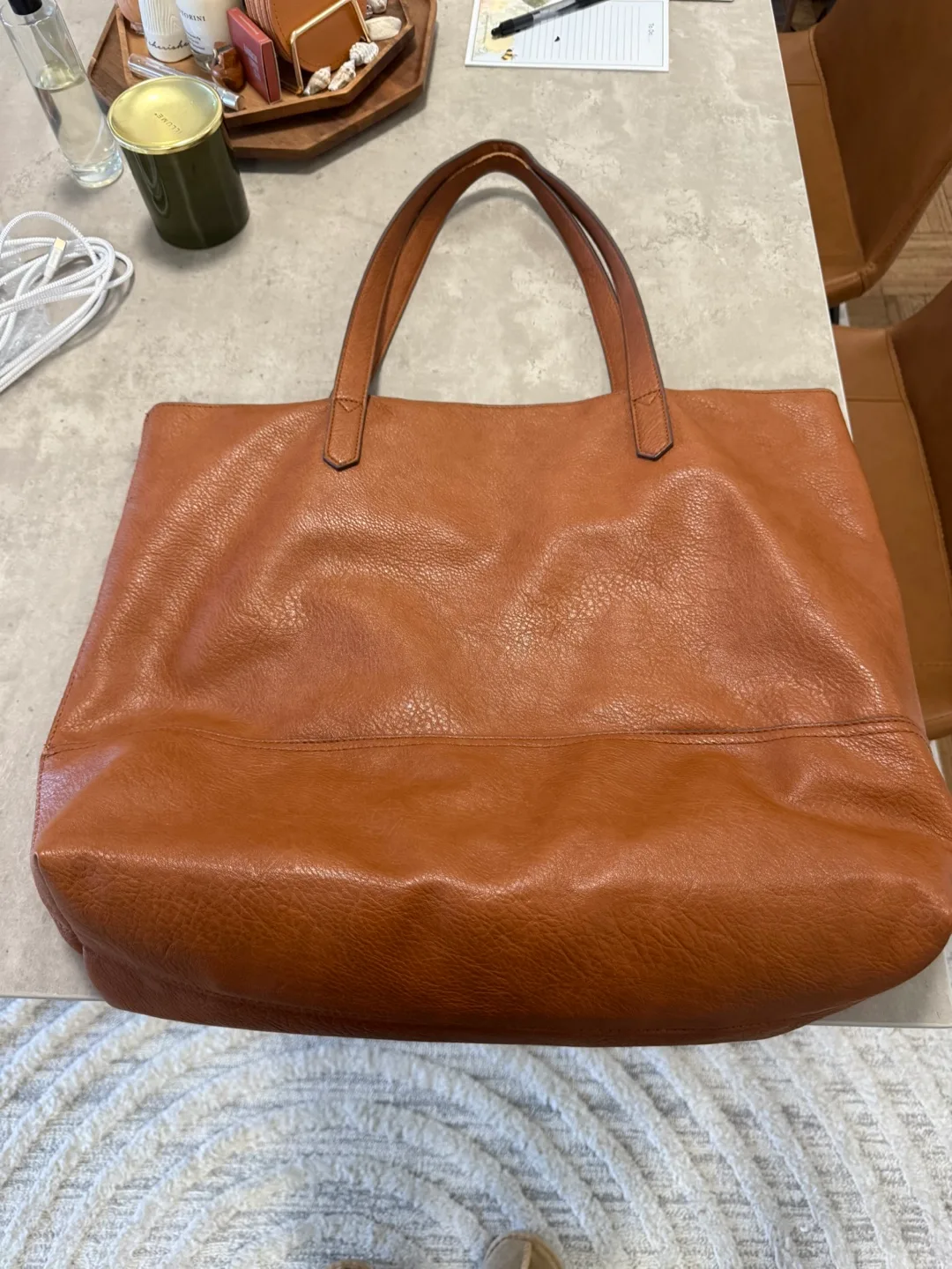 Tote - Tan Leather thumbnail