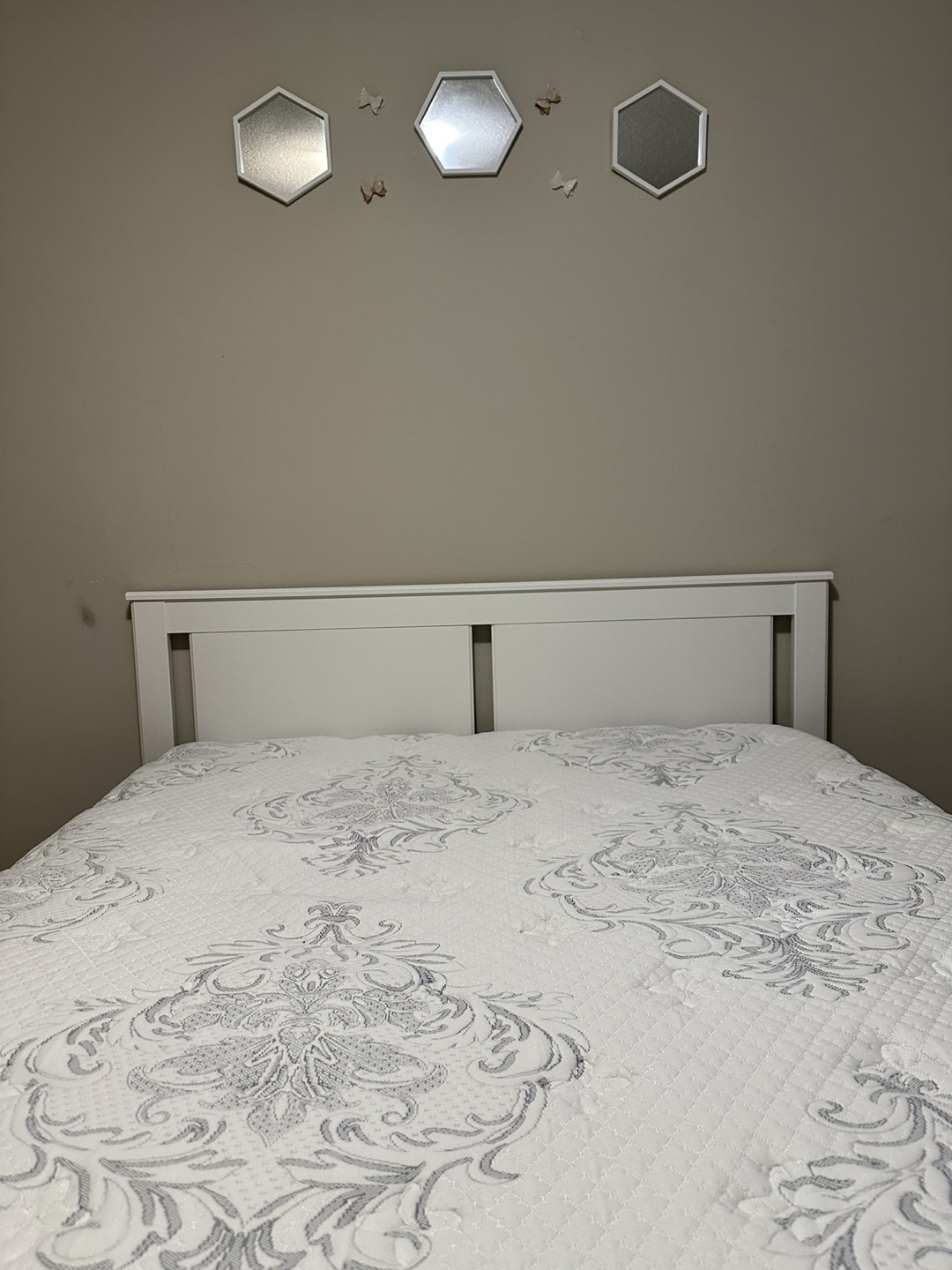 Queen White Bed Frame ONLY - photo 2