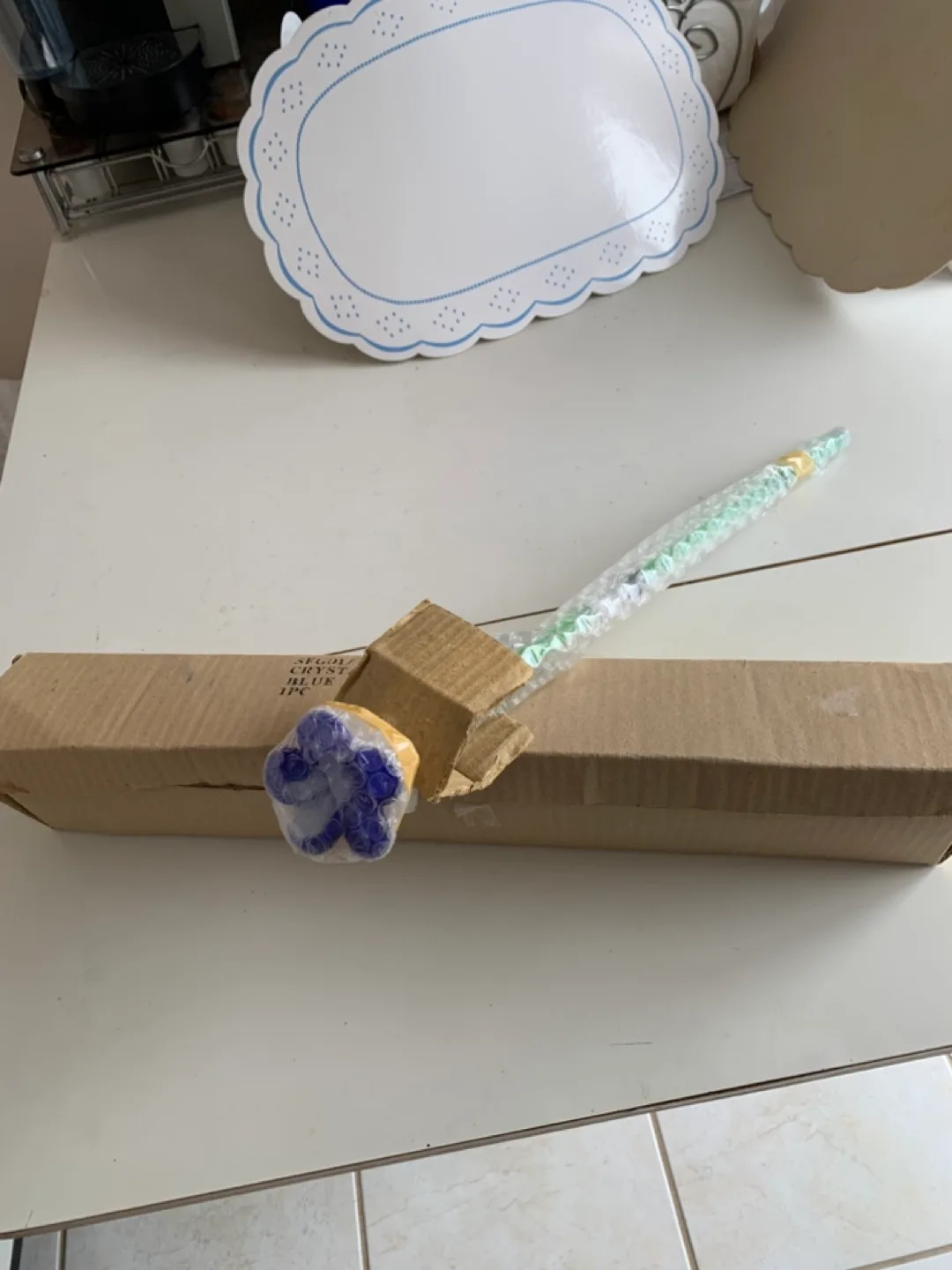 Mikasa Crystal Flower Stem - Blue image indicator(4)