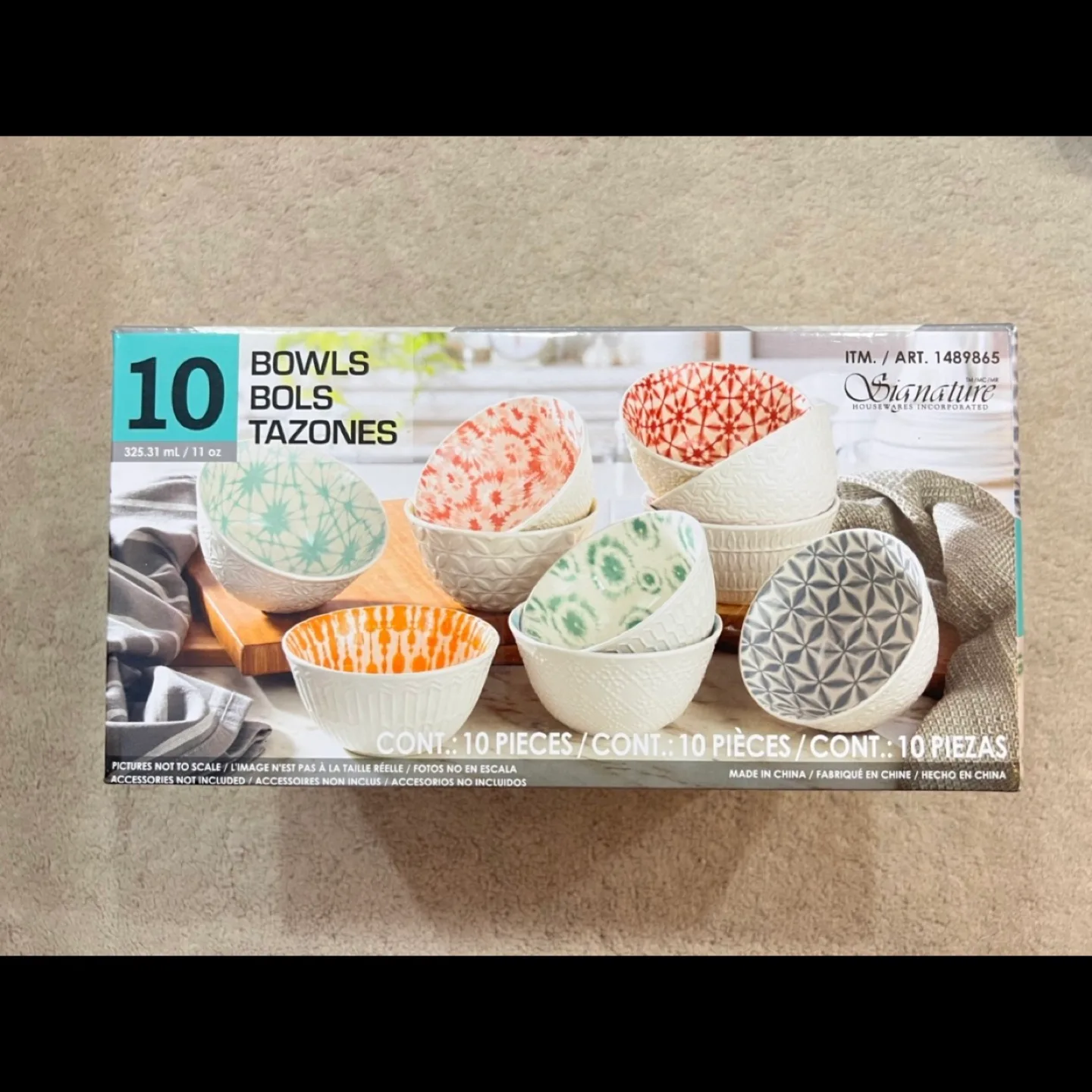 《Brand New》10-Piece Signature Housewares Bowls Set image indicator(2)