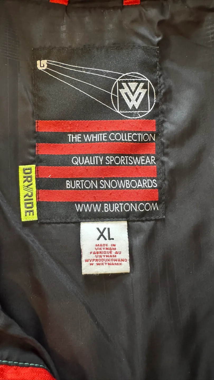Men's Burton Snowboard Jacket - Size XL - Red image indicator(2)