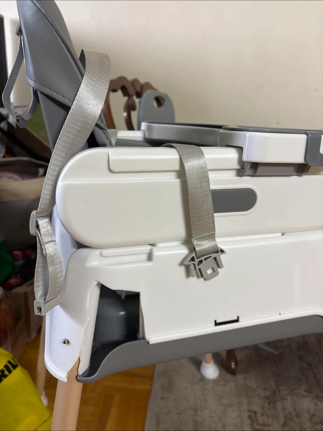 Foldable High Chair with Tray - Grey image indicator(5)