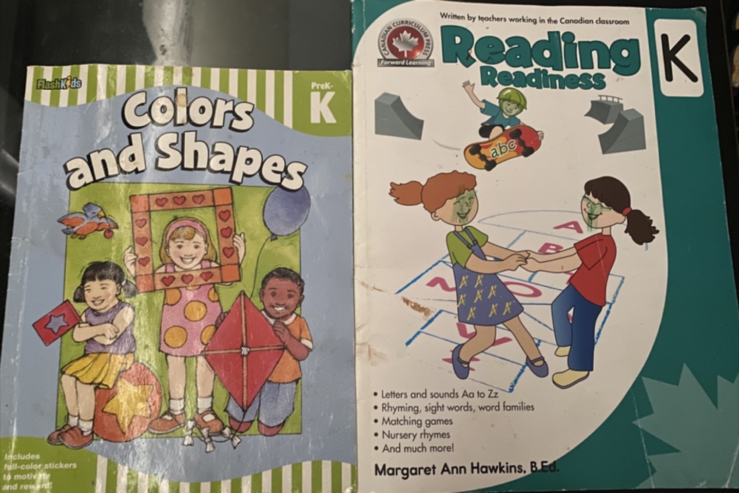 FlashKids Pre-K Kindergarten Learning Books (2-Pack)