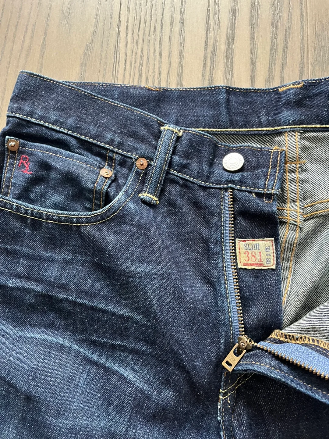 Polo Ralph Lauren Men's 33x30 Dark Wash Jeans image indicator(2)