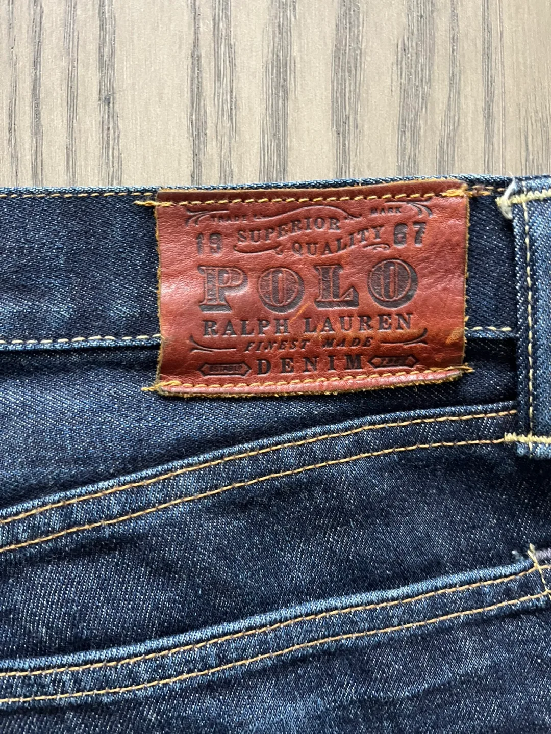 Polo Ralph Lauren Men's 33x30 Dark Wash Jeans image indicator(3)
