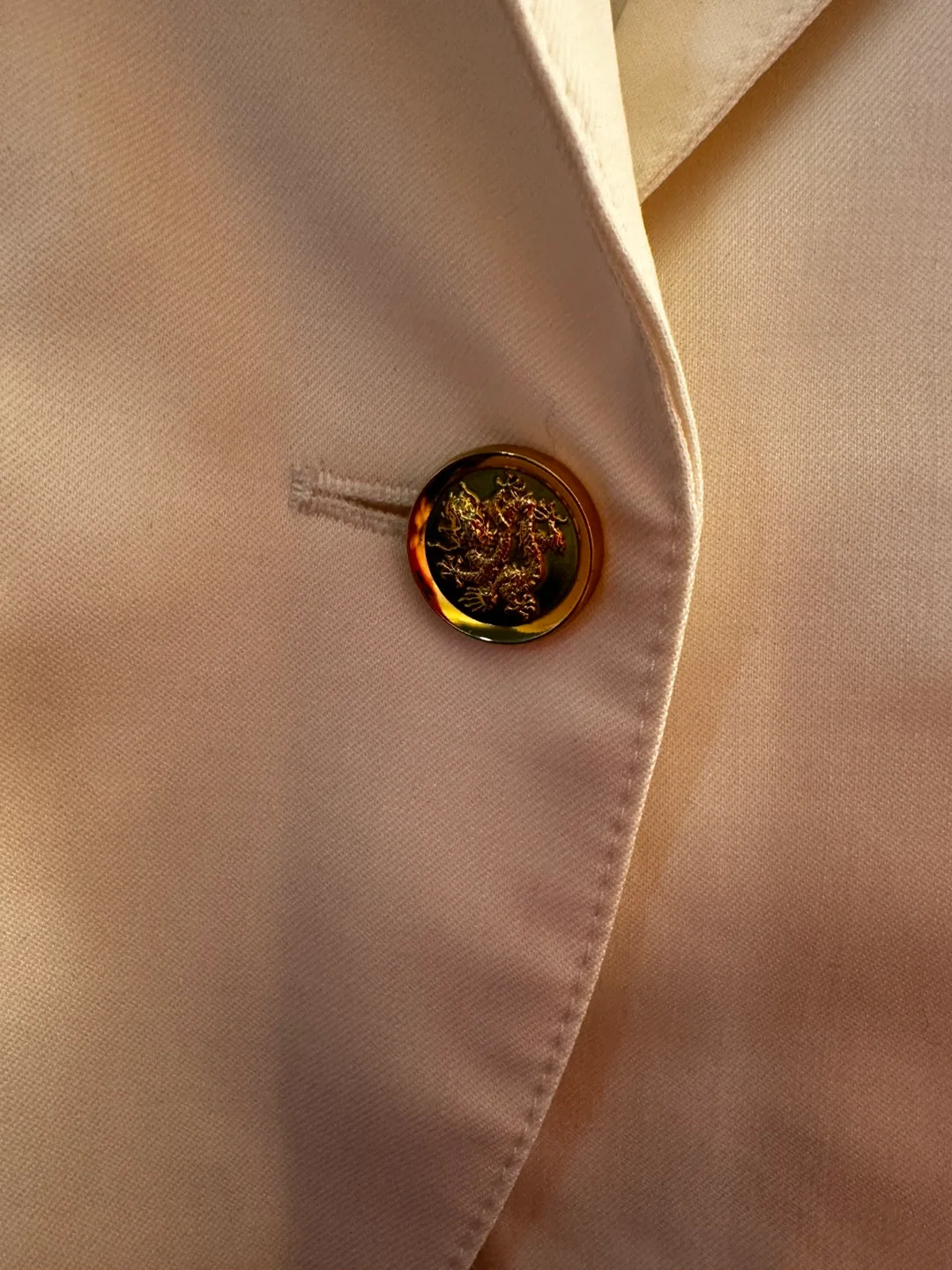 SMYTHE cream blazer with red stripes, size 8. In great shape! image indicator(8)