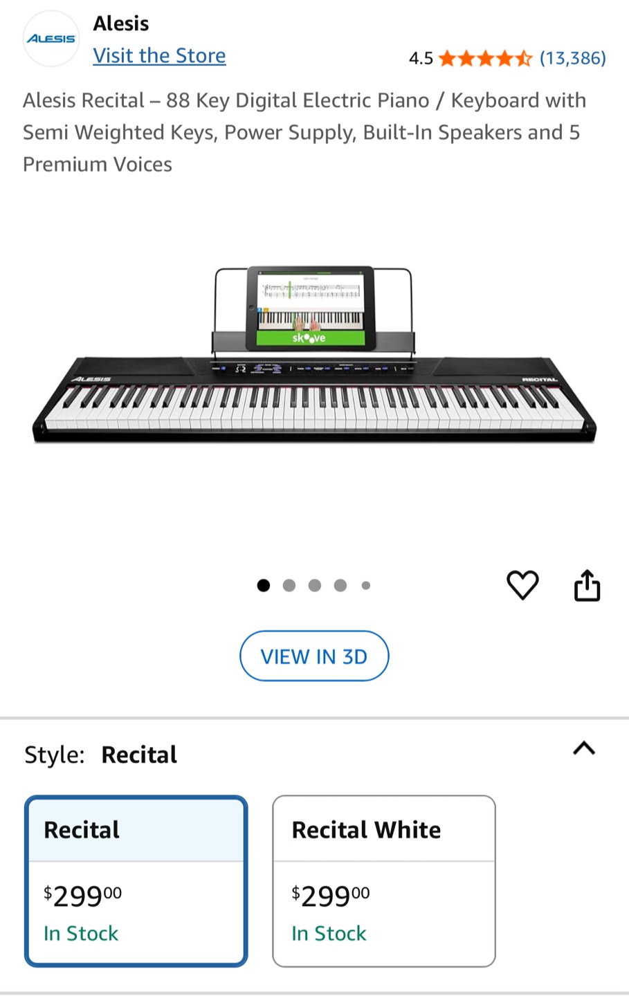 Alesis Recital 88-Key Digital Piano Keyboard - photo 2