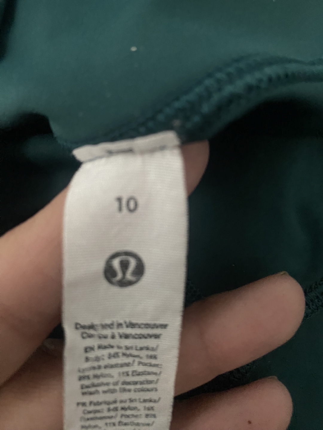 Lululemon Align™ High-Rise Leggings - Size 10 - Deep Teal - photo 2