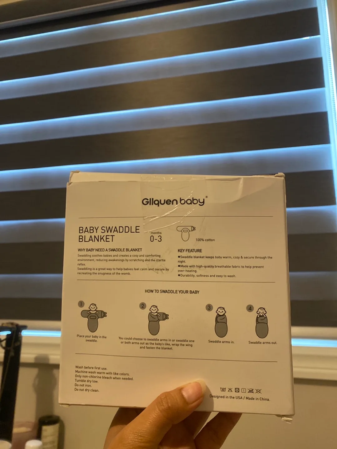 New Gilquen Baby Swaddle Blankets (3-pack) image indicator(2)