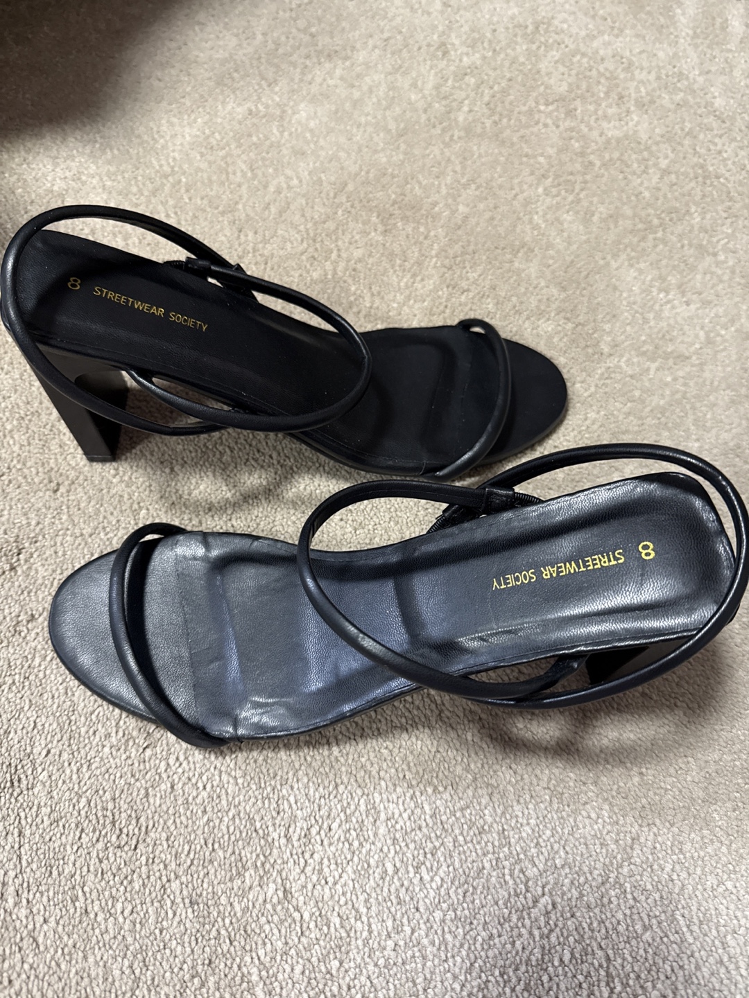 Streetwear Society Black Heels Size 8 - photo 2