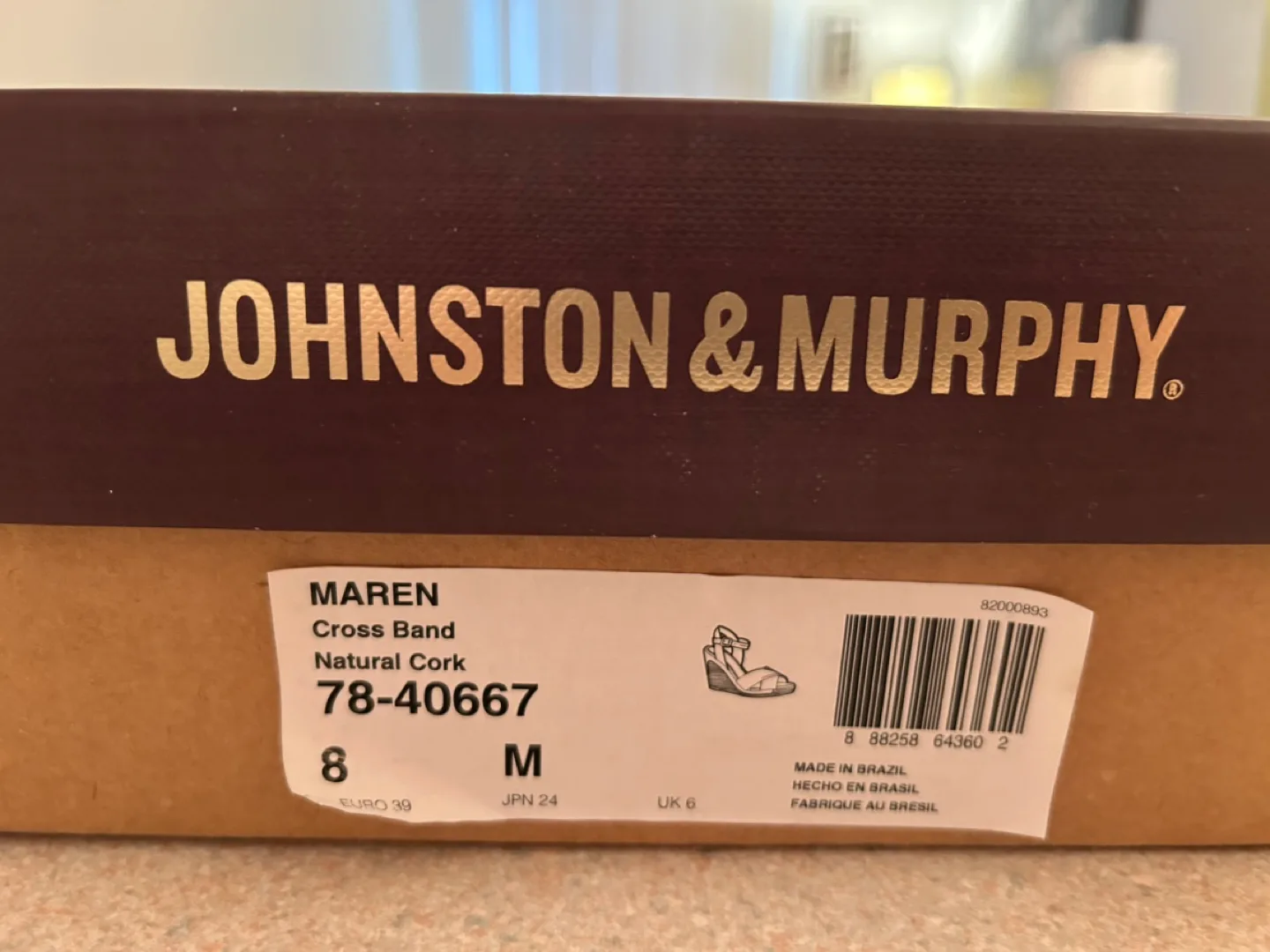 Cork & Gold Wedge Sandals (Size 8) image indicator(9)