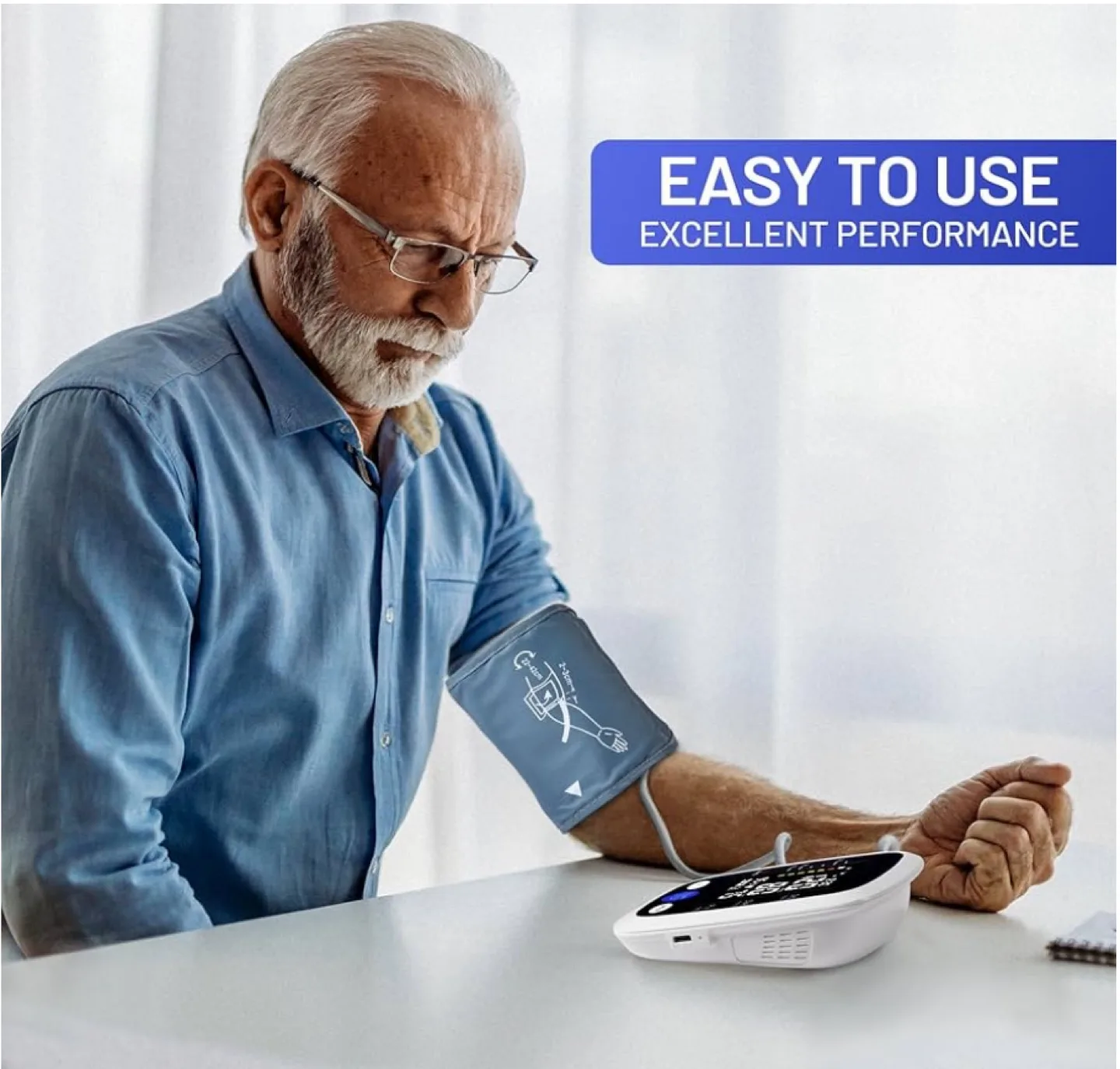 REDIVN Automatic Blood Pressure Monitor with Carrying Case image indicator(6)