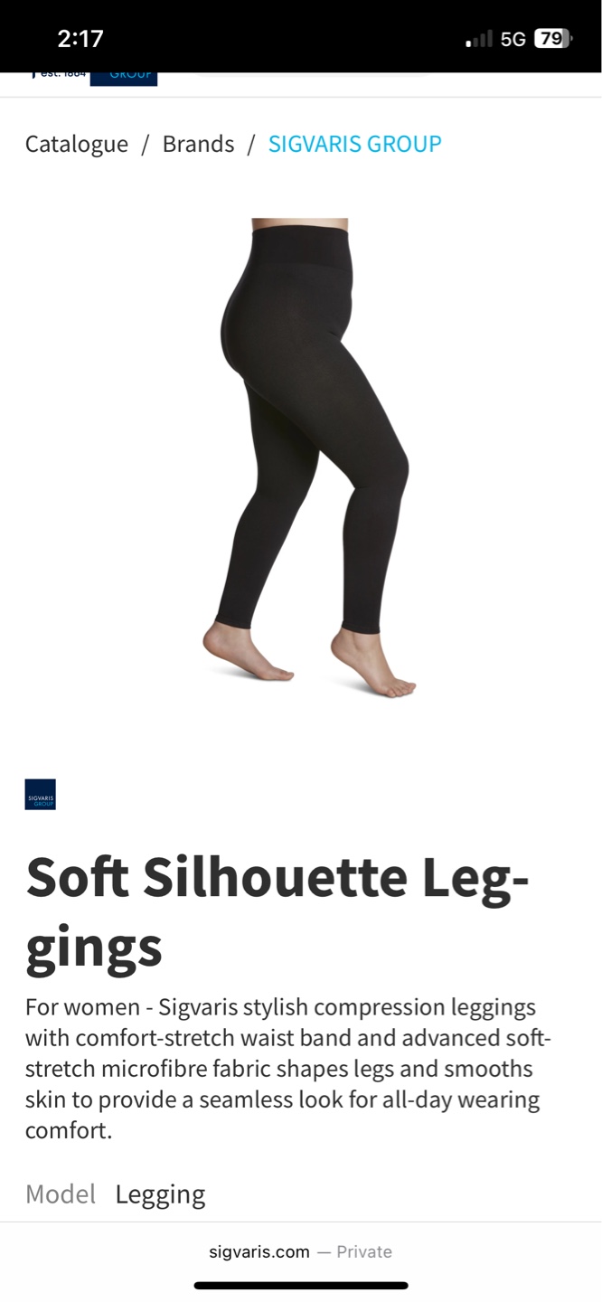 Sigvaris Compression Leggings - photo 3