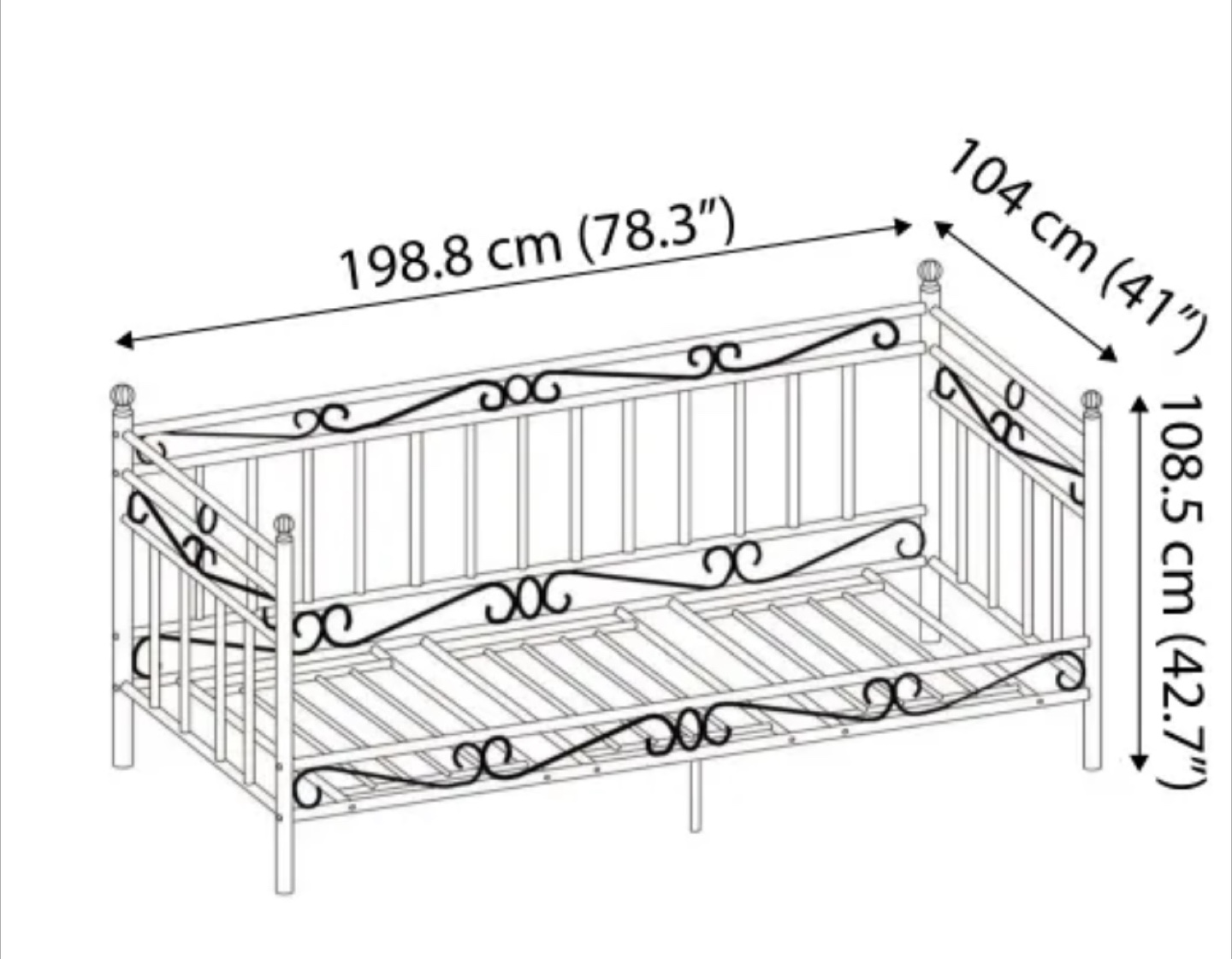 Twin day bed New - photo 2