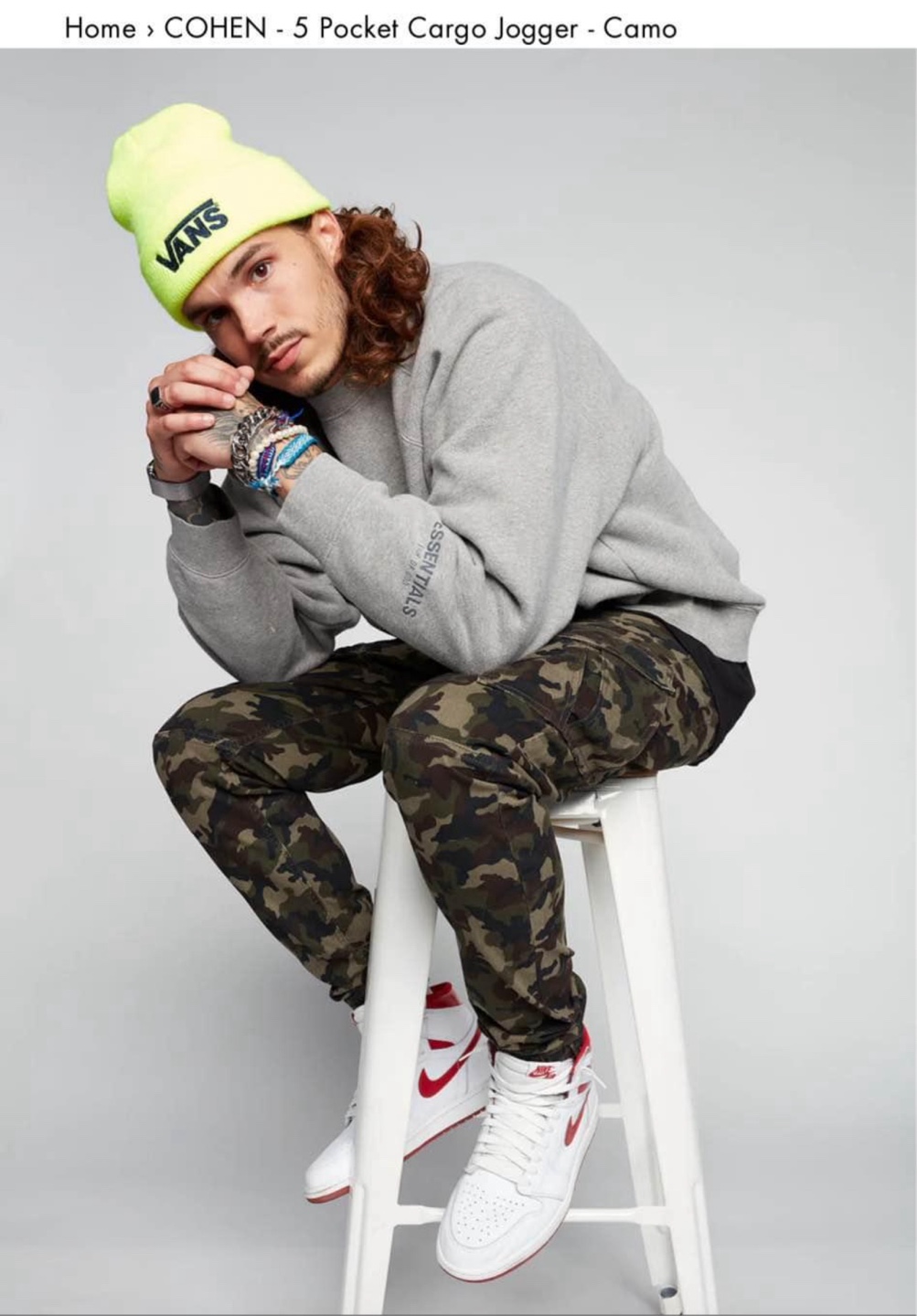 COHEN 5 Pocket Camo Cargo Joggers. 🇨🇦