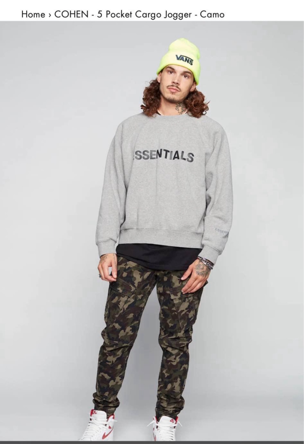 COHEN 5 Pocket Camo Cargo Joggers. 🇨🇦 - photo 2