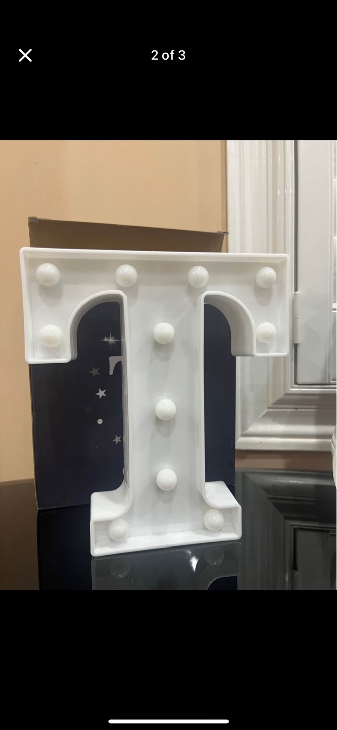 White LED Marquee Letters T & Ampersand - photo 2