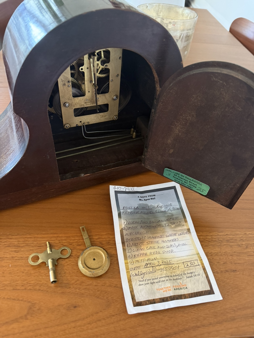 Antique Seth Thomas Mantle Clock - photo 2